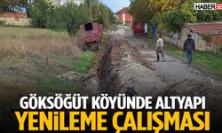 Göksöğüt Köyünde Altyapı Yenileme Çalışması