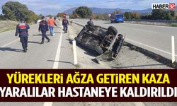 İki Araç Birbirine Girdi! Yaralılar Hastaneye Kaldırıldı