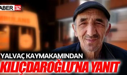 Kaymakam Haluk Şimşek’ten Kılıçdaroğlu’na yanıt