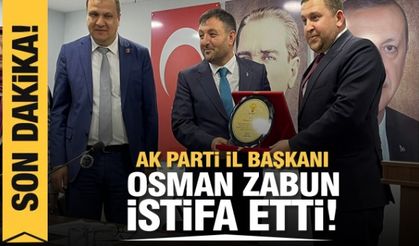 Isparta AK Parti İl Başkan Osman Zabun İstifa Ettiğini Açıkladı