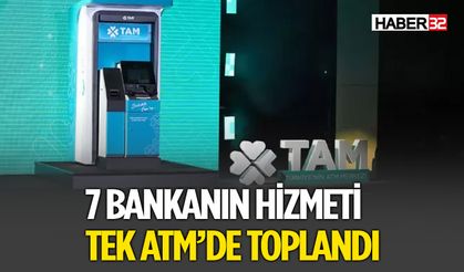 7 Bankanın Hizmeti Tek ATM'de Toplandı