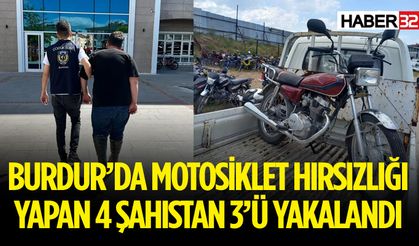 Burdur'da Motosiklet Hırsızlığına Hızlı Müdahale