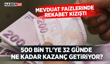 500 Bin Tl'Ye 32 Günde Ne Kadar Kazanç Getiriyor?