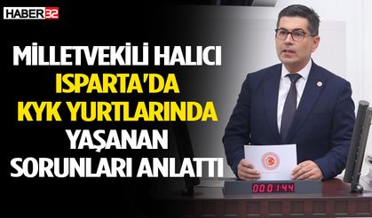 Isparta'da KYK yurtlarında yaşanan sorunları anlattı