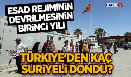Türkiye'den kaç Suriyeli döndü?