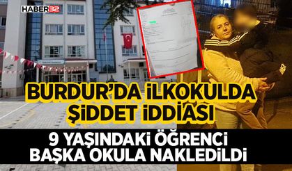 Burdur’da İlkokulda Şiddet İddiası