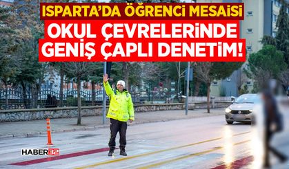 Isparta’da Öğrenci Mesaisi: Okul Çevrelerinde Geniş Çaplı Denetim!