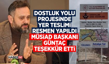 MÜSİAD Başkanı Güntaç teşekkür etti