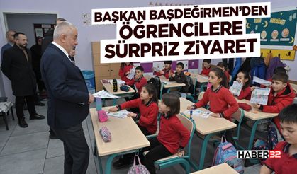 Başkan Başdeğirmen’den öğrencilere sürpriz ziyaret