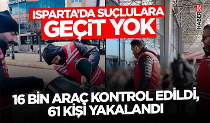 16 Bin Araç Kontrol Edildi, 61 Kişi Yakalandı
