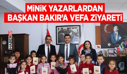 Minik Yazarlardan Başkan Bakır’a Vefa Ziyareti