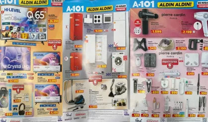 A101’DE FIRSAT TSUNAMİSİ! Televizyondan motosiklete kadar yok yok: 30 Nisan kataloğu piyasayı salladı