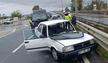 Antalya'da intihar teşebbüsü gibi kaza güvenlik kamerasında