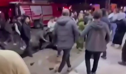 Kaza sonrası yaşanan kavga meydan savaşını aratmadı