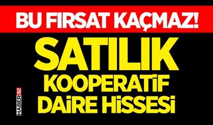 Bu Fırsat Kaçmaz! Sıfır Satılık Kooperatif