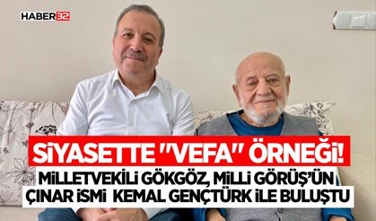 Milletvekili Gökgöz, Milli Görüş’ün Çınar İsmi Kemal Gençtürk İle Buluştu