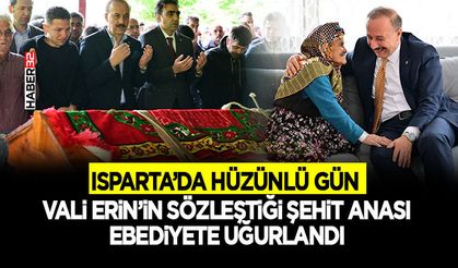 Vali Erin’in Sözleştiği Şehit Anası Ebediyete Uğurlandı