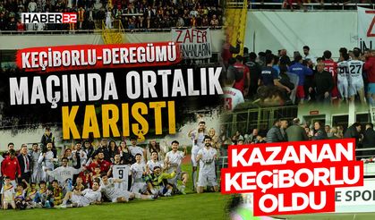 Keçiborlu-Deregümü Maçında Ortalık Karıştı