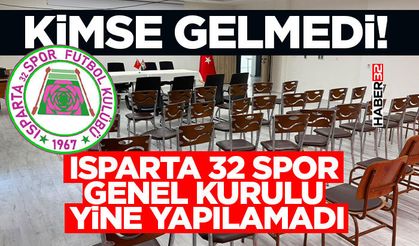 Isparta 32 Spor Genel Kurulu Yine Yapılamadı