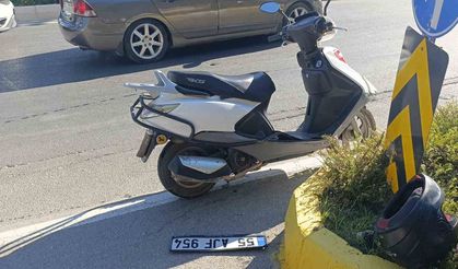 Hafif ticari araç ile motorlu bisiklet çarpıştı: 1 yaralı