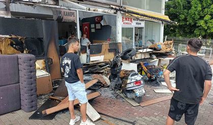 Uyurken camın patlama sesine uyandı, ihbarla iş yerini küle dönmekten kurtardı
