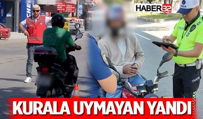 Isparta’da Motosikletlilere Sıkı Denetim: Kurala Uymayan Yandı