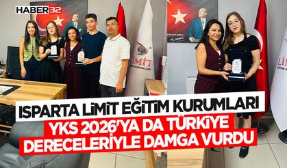 Isparta Limit Eğitim Kurumları Yks 2026'ya Da Türkiye Dereceleriyle Damga Vurdu