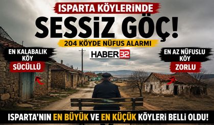 Isparta Köylerinde GÖÇ Alarmı!