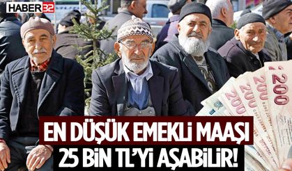 En Düşük Emekli Maaşı 25 Bin TL’yi Aşabilir!
