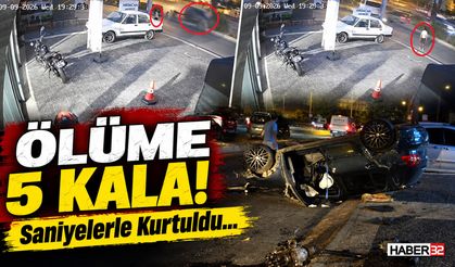 Ölüme 5 Kala! Saniyelerle Kurtuldu...