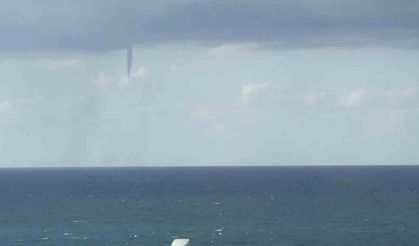 Alanya açıklarında 2 hortum görüntülendi