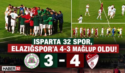 Isparta 32 Spor, Elazığspor’a 4-3 Mağlup Oldu!