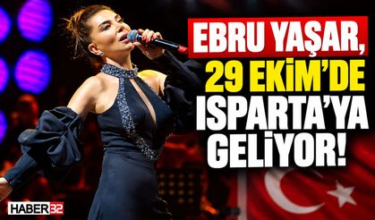 Sanatçı Ebru Yaşar Isparta'ya Geliyor!