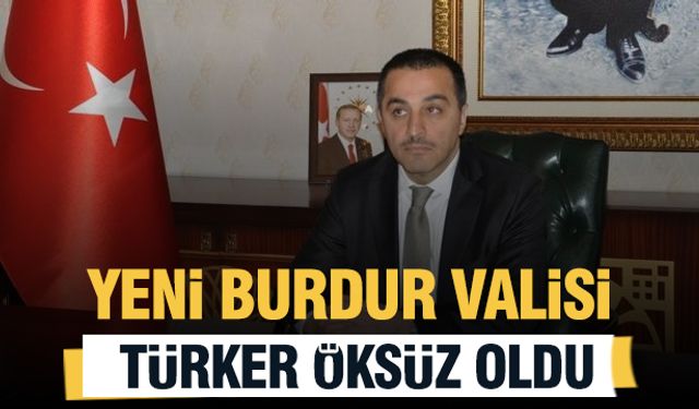 Burdur'a Kararname İle Yeni Vali Atandı