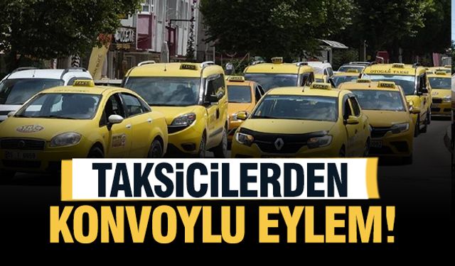 Burdur Taksicilerinden Zamlara Karşı  Eylem!