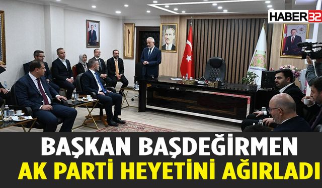AK Parti Heyeti  Başkanı Başdeğirmen'i Ziyaret Etti