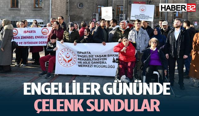 3 Aralık Dünya Engelliler Günü Dolayısıyla Çelenk Sundular