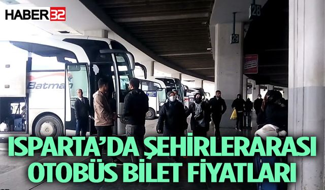 İşte Isparta’da Şehirlerarası Otobüs Bilet Fiyatları