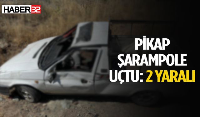 Isparta’da meydana gelen kazada 2 kişi yaralandı