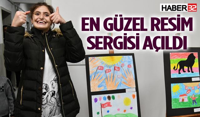 Isparta’da özel öğrenciler resim sergisi düzenledi