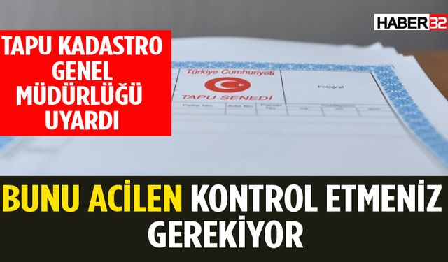 Bunu Yaparsanız Kimse Sizden Habersiz Tapu İşlemi Yapamıyor