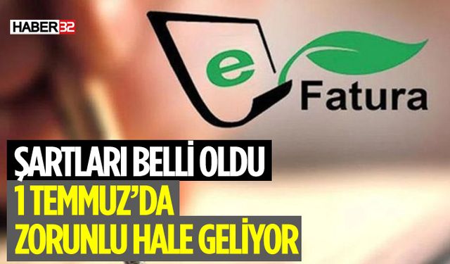 e-Fatura'ya zorunlu geçiş yapacak mükellefler