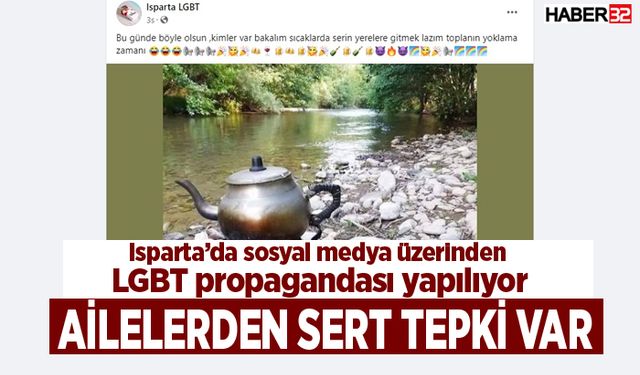 Isparta’da sosyal medya üzerinden LGBT propagandası yapılıyor