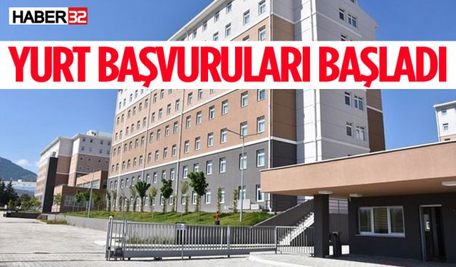 GSB duyurdu: Yurt başvuruları başladı