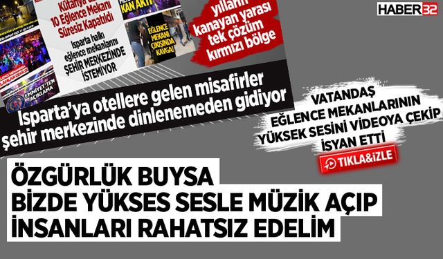 Eğlence mekanları gürültü kirliliğine devam ediyor