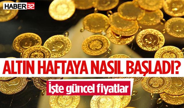 14 Ekim Pazartesi günü altın fiyatları...