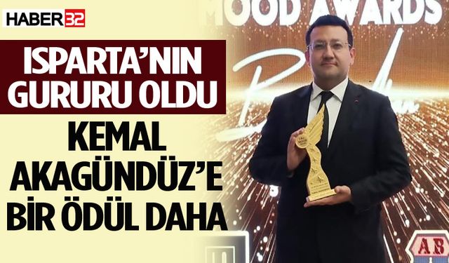 Ispartalı muhabir Kemal Akagündüz’e bir ödül daha