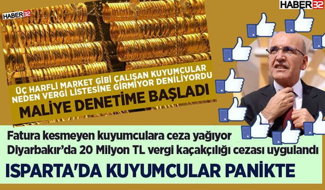 Fatura kesmeyen kuyumculara ceza yağıyor