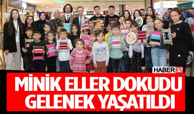 Minik Eller Dokudu Isparta'da Gelenek Yaşatıldı