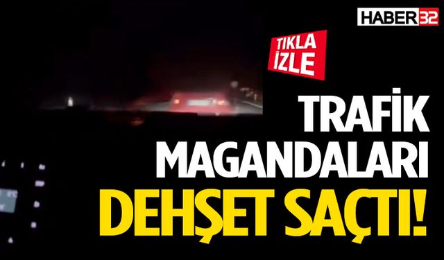 Şarkikaraağaç-Konya Yolunda Trafik Magandaları Dehşet Saçtı!